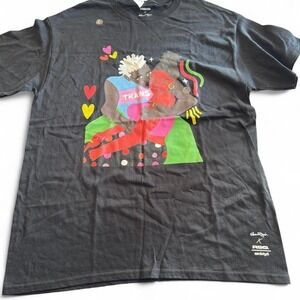 RSQ x Shani Benjamin Society6 Trans Pride Graphic Tee Black Mens Medium